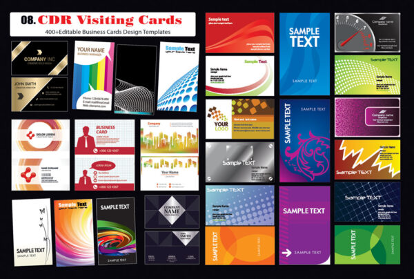 CDR Visiting card designs