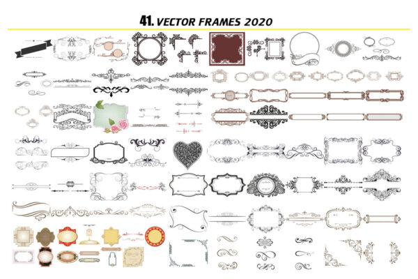 vector frame designs